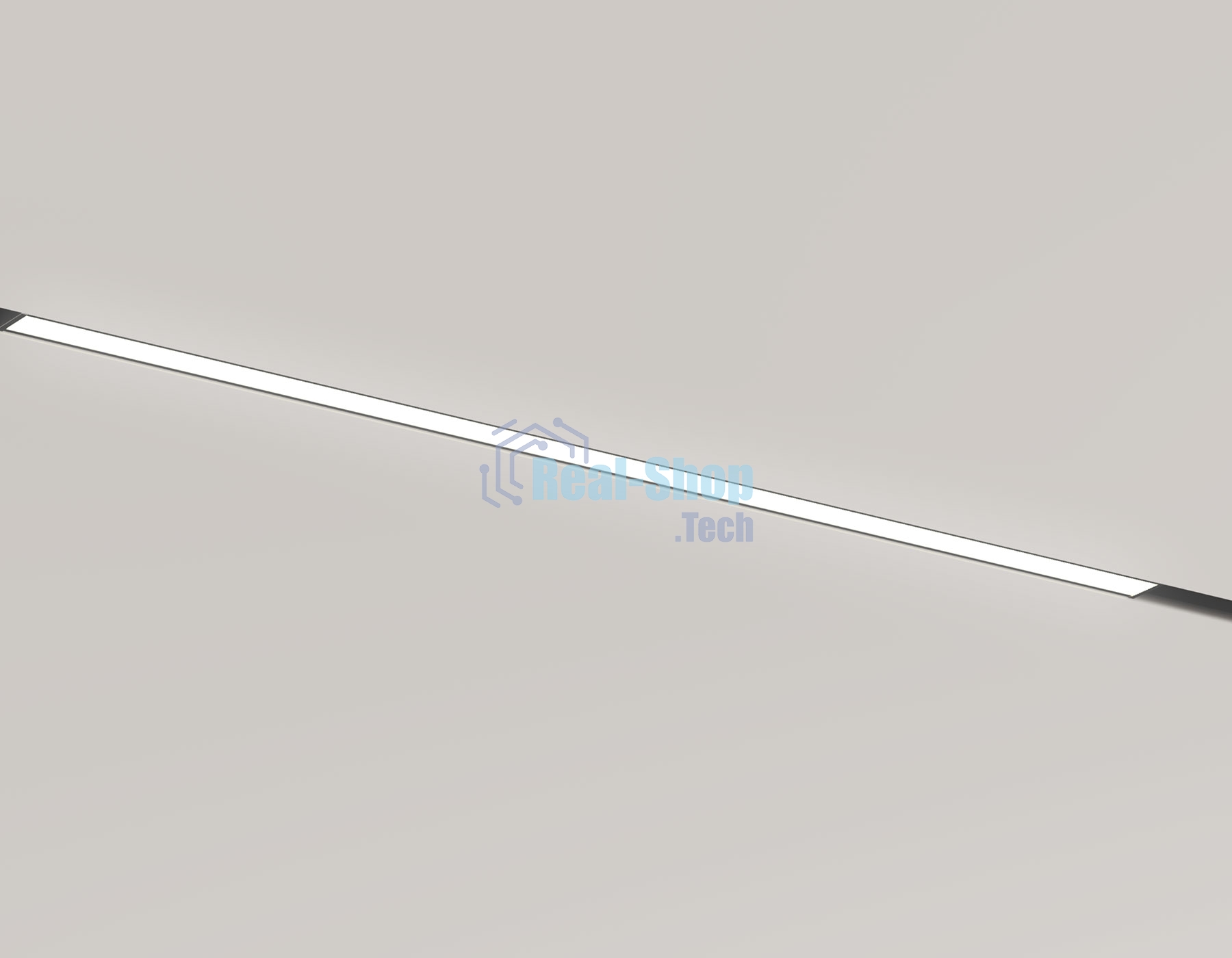Трековый светильник GL2330 BK черный IP20 30W 3CCT 3000-6400K 48V 600*10*37