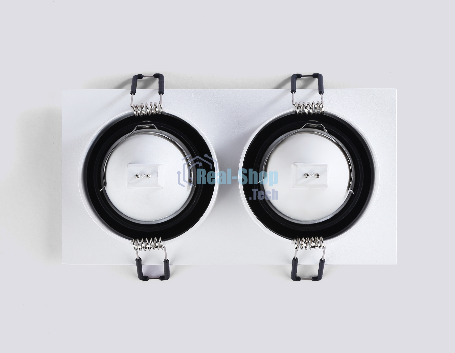 Светильник встраиваемый Ambrella light TN102732/2 WH/BK белый/черный GU5.3 175*92*23
