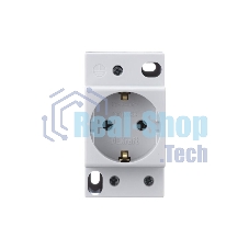Розетка 16А 220В 2P+PEN на DIN-рейку PM-102 SchE 18012DEK