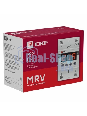Реле напряжения с дисплеем MRV 63А PROxima EKF MRV-63A