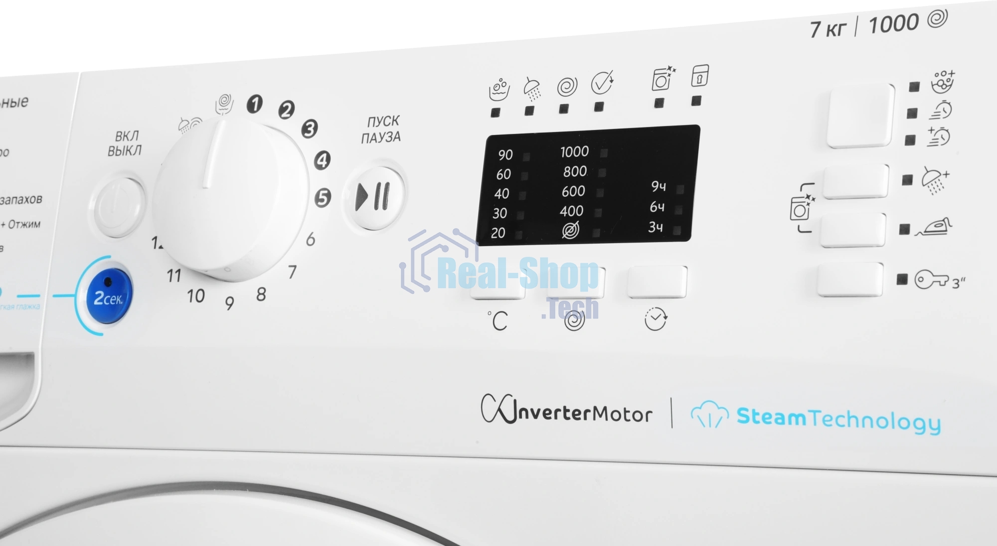 Стиральная машина Indesit BWSA 7109 WWV белый, загрузка фронтальная 7 кг, 1000 об/мин, класс: A