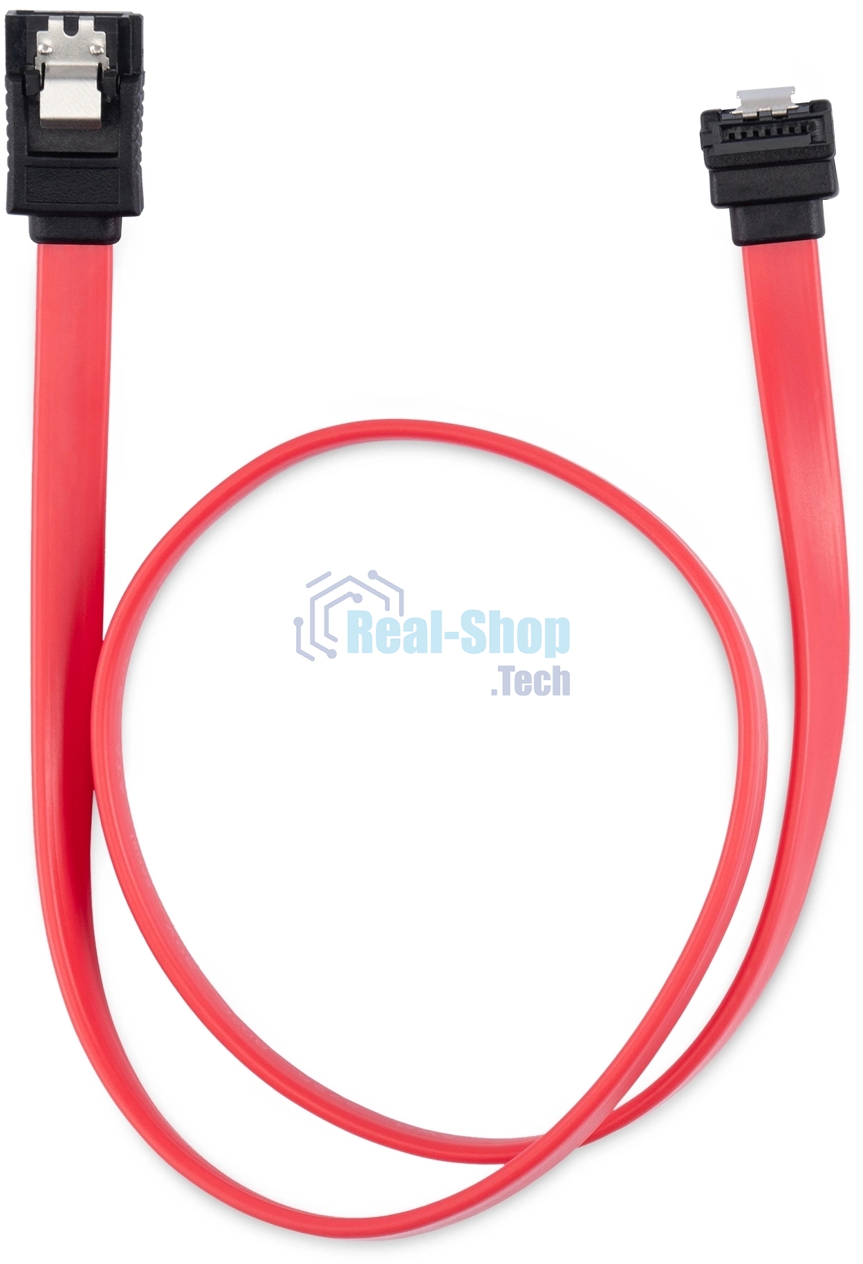 Кабель Buro SATA SATA 0.5м (BU-SATA-SATA-ANG-LOCK) красный