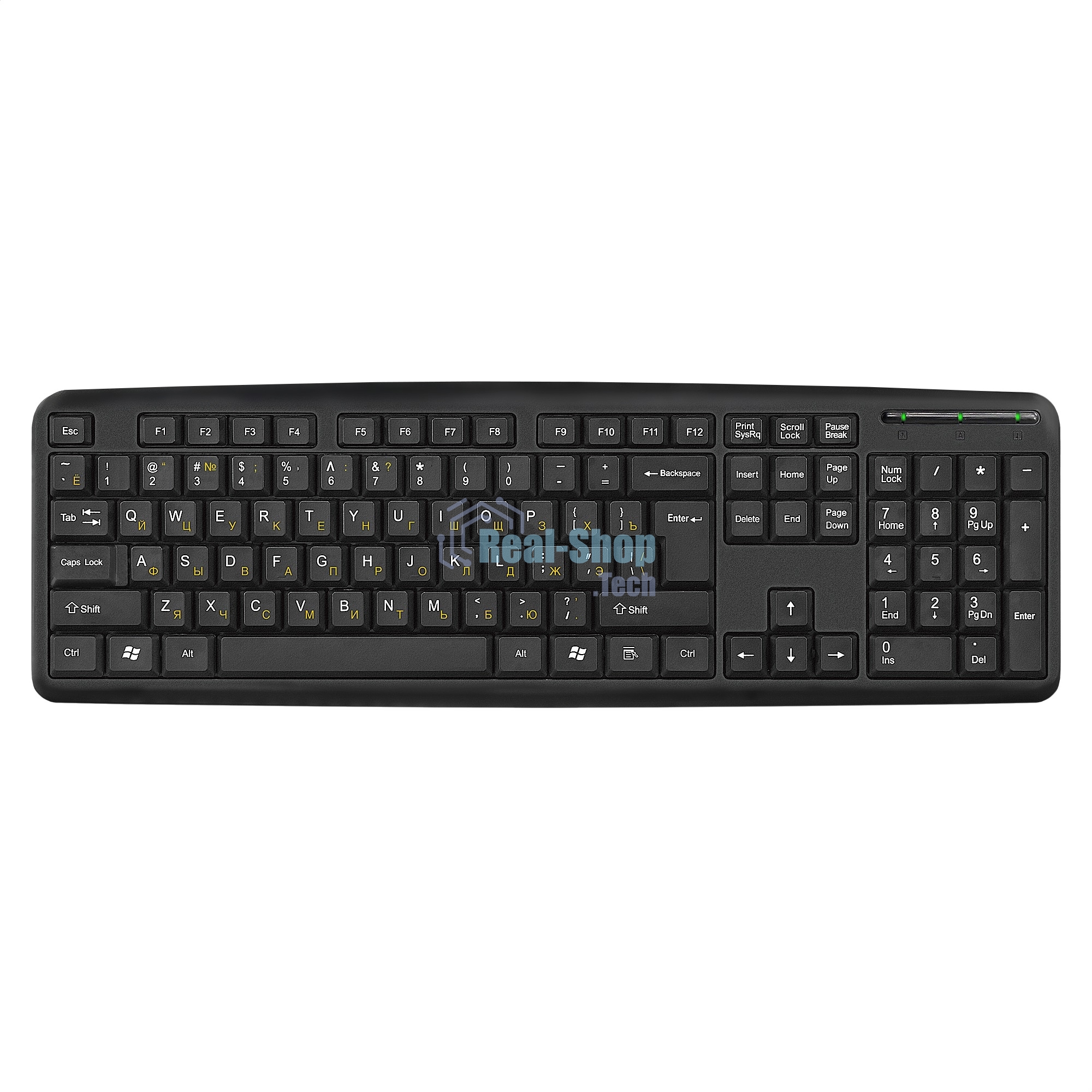 Клавиатура проводная ExeGate LY-331L (EX279940RUS), USB, черный