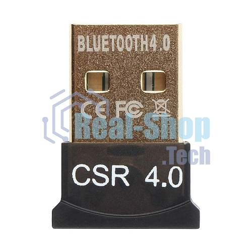 Адаптер Bluetooth Gembird, BTD-MINI5, ультратонкий корпус, v.4.0, 50 метров, до 24 Мбит/сек, USB