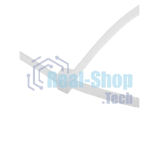 Хомут-стяжкa нейлоновая с тройным замком Rexant 250x4,8 мм, белая, упаковка 100 шт.