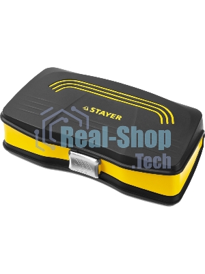 Биты и торцовые головки с трещоткой и воротком 39шт STAYER PROFI 25135-H39