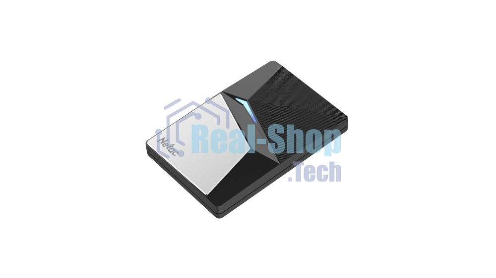 Внешний SSD Netac Z7S, 960 Gb, USB 3.2 Gen 2 Type-C, R/W 550/480, черный