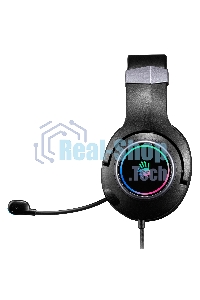 Гарнитура проводная с микрофоном A4Tech Bloody G350 черный 2м мониторные USB оголовье (G350 USB, BLACK)