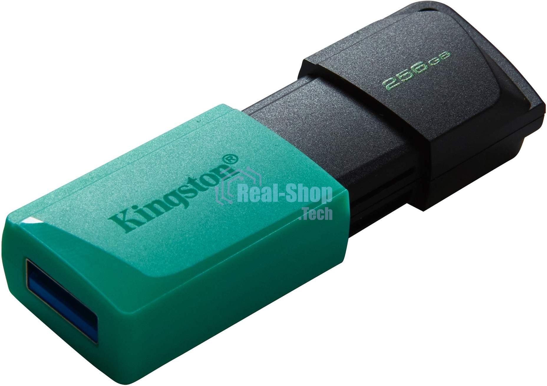 Флешка USB Kingston 256Gb DataTraveler DTXM DTXM/256Gb USB 3.2 черный/зеленый