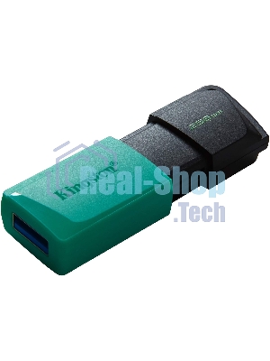 Флешка USB Kingston DataTraveler Exodia М (DTXM/256Gb), 256Gb, USB 3.2 Gen 1, R/W 150/60, черный/бирюзовый