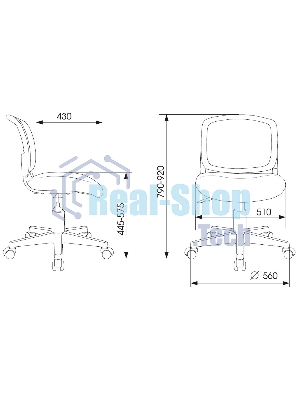 Кресло Бюрократ CH-W296NX белый, сетка, 120 кг