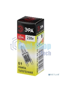 Лампа галогенная ЭРА G9-JCD-40-230V-Cl(100/1000/35000)