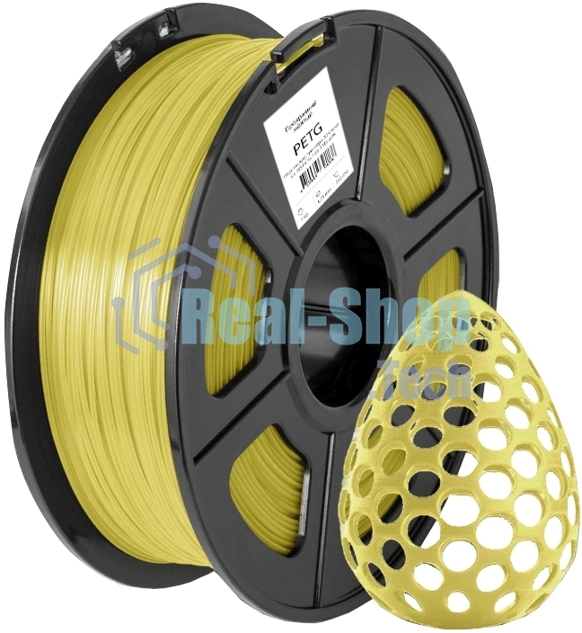 Пластик для принтера 3D Cactus CS-3D-PETG-1KG-T-YELLOW PETG d1.75мм 1кг 1цв.