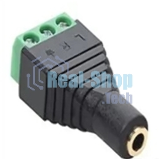 Сборный разъем miniJack 3.5 мм 2 канала