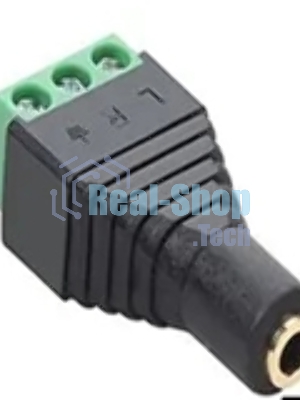 Сборный разъем miniJack 3.5 мм 2 канала