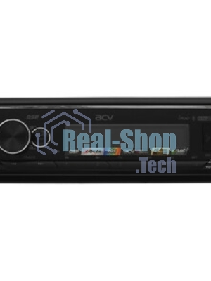 Автомагнитола ACV ADX-903BM, 1 DIN, Bluetooth, USB Type-A, AUX, пульт ДУ