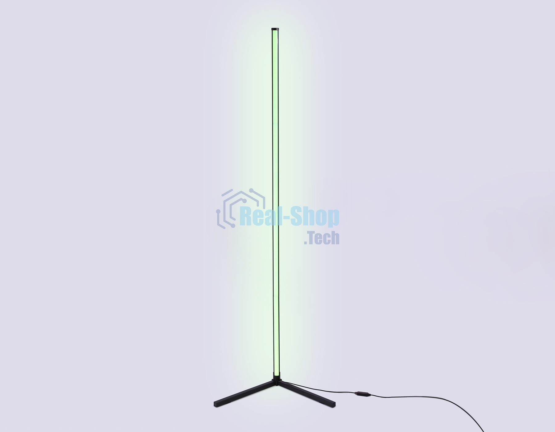 Светильник Ambrella light FL8027 BK черный LED 20W RGB D32*1650 (ПДУ РАДИО 2.4G)