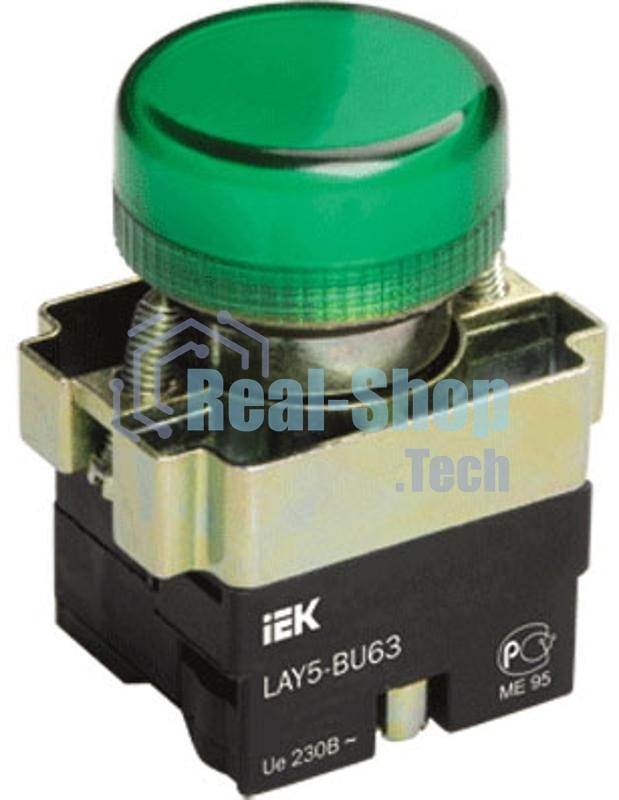 Арматура светосигнальная LAY5-BU63 d22мм зел. IEK BLS50-BU-K06
