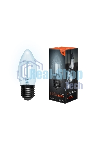 Лампа светодиодная филаментная Rexant Свеча CN35 7.5 Вт 600 Лм 4000K E27 прозрачная колба