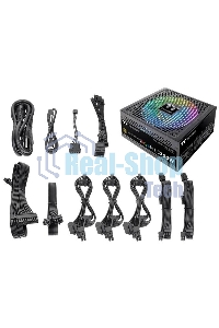 Блок питания Thermaltake Toughpower iRGb PLUS 750W RTL (PS-TPI-0750F3FDGE-1), 750Вт, 80 PLUS Gold, 140мм, модульный, черный