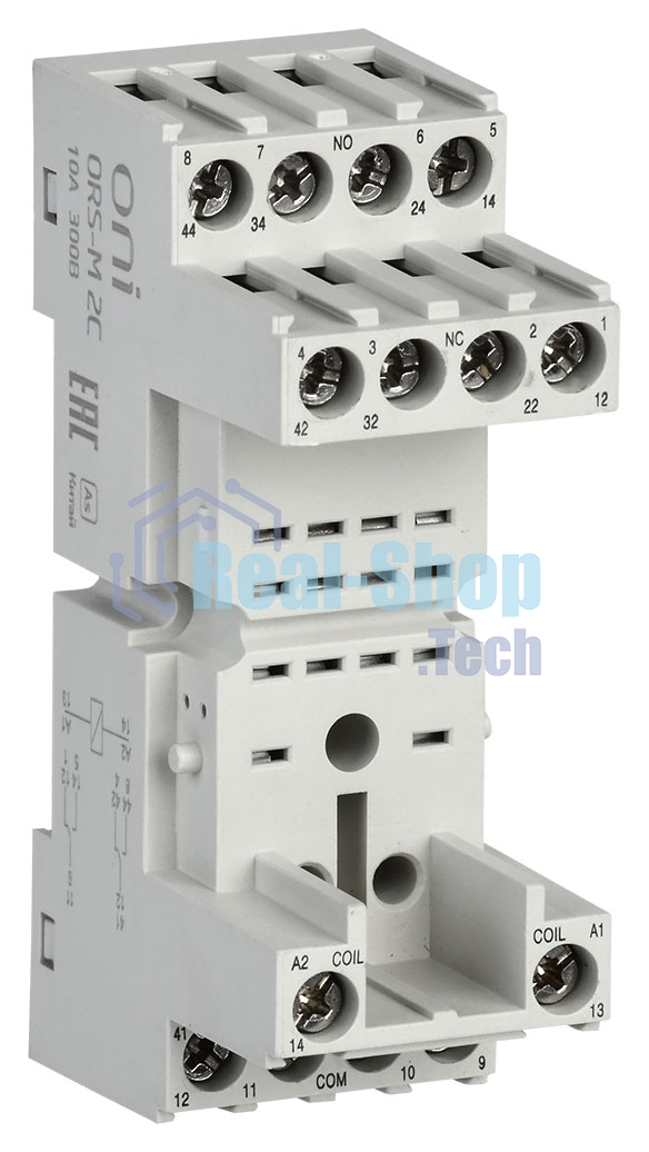 Розетка ORS-M для реле ORM 2C ONI ORS-M-1-2-G
