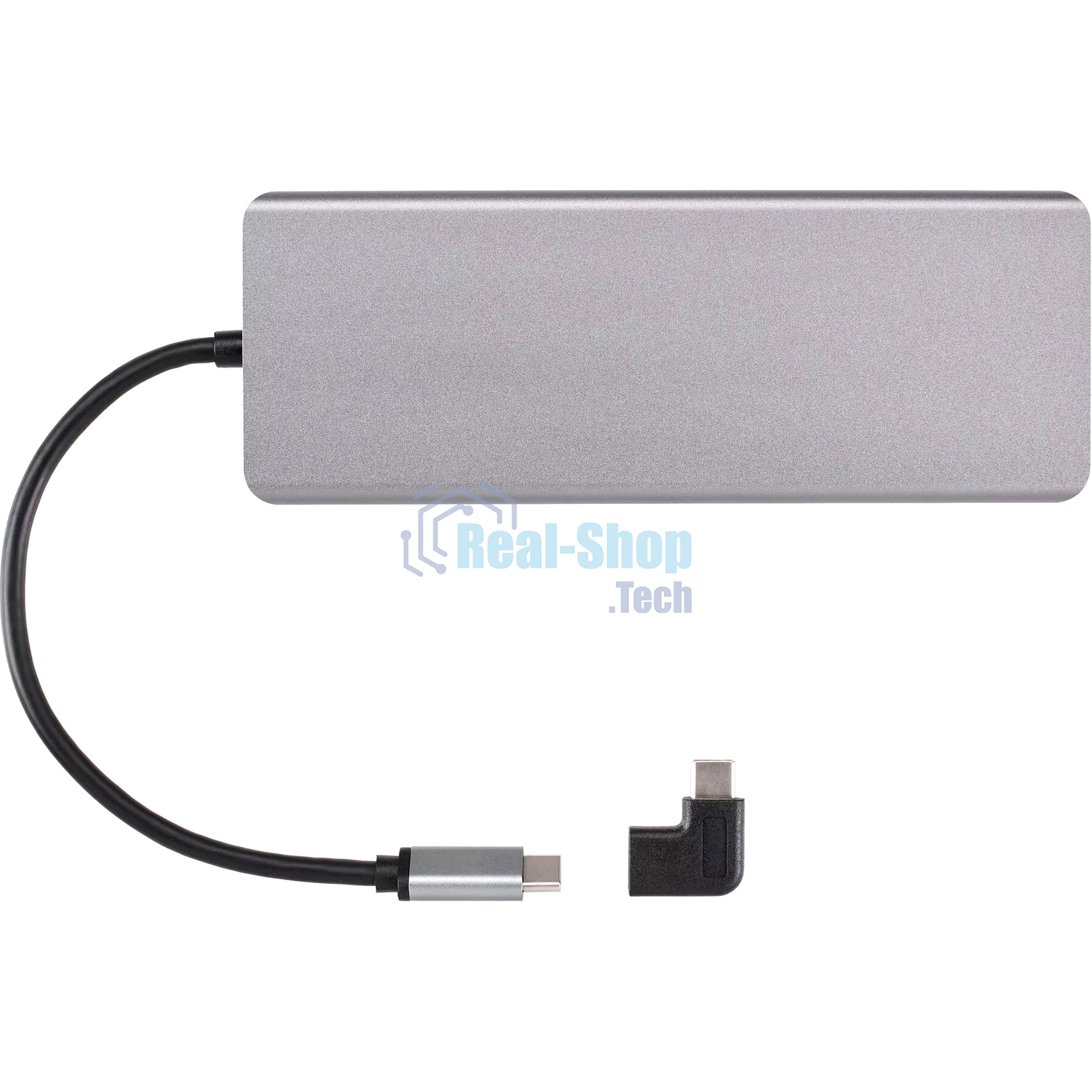 USB-концентратор VCOM CU4706, USB Type-C, HDMI/DP/USB3.0/TC/USB2.0/RJ45/SD/TF/PD/3.5 мм jack, USB Type-C
