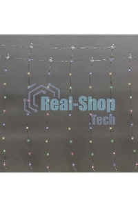 Гирлянда Neon-night Светодиодный дождь из росы 3х2м, мультиколор, USB + пульт управления, с крючками для крепления