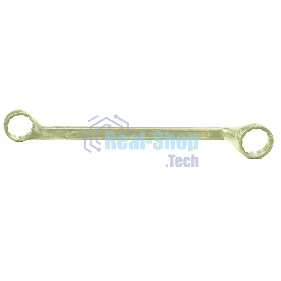 Ключ накидной Сибртех, 30 х 32 мм, желтый цинк 14638