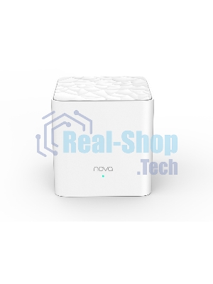 Двухдиапазонная Wi-Fi Mesh система Tenda nova MW3 (3 роутера) АС1200, 2 порта fast ethernet RJ45