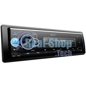Автомагнитола ACV ADX-903BM, 1 DIN, Bluetooth, USB Type-A, AUX, пульт ДУ