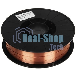 Проволока сварочная ELITECH 0606.010100 (стальная омедненная) 0.8мм масса 5кг