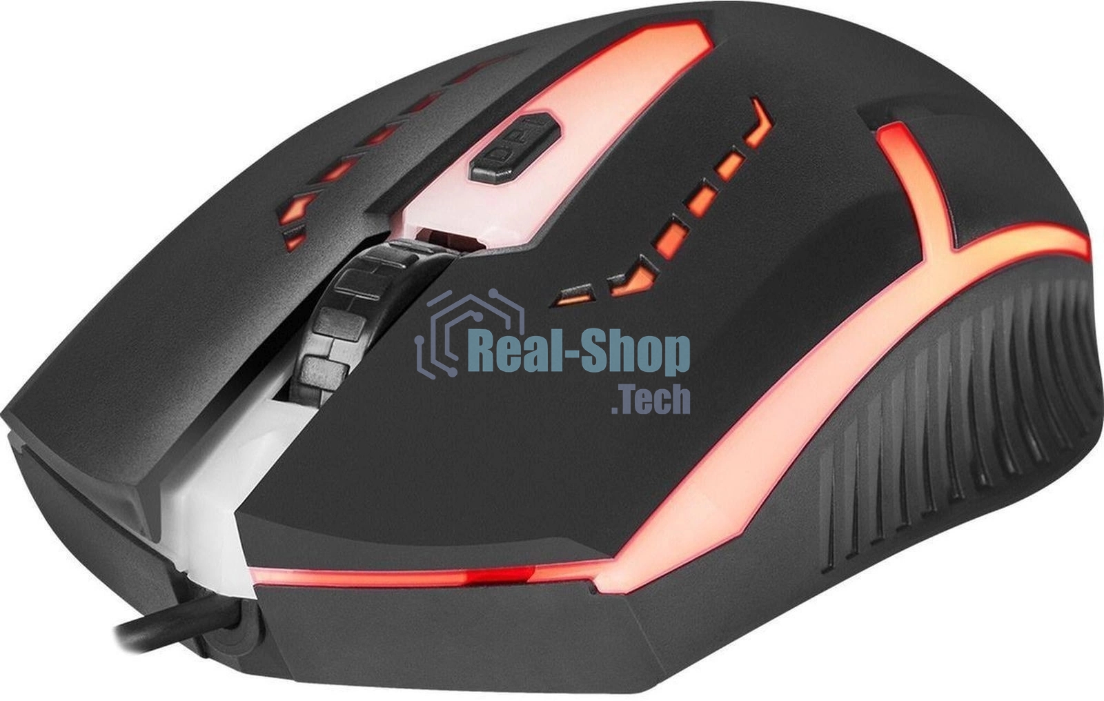 Мышь проводная Defender Flash MB-600L черный, 1200 dpi, USB, кнопки - 4
