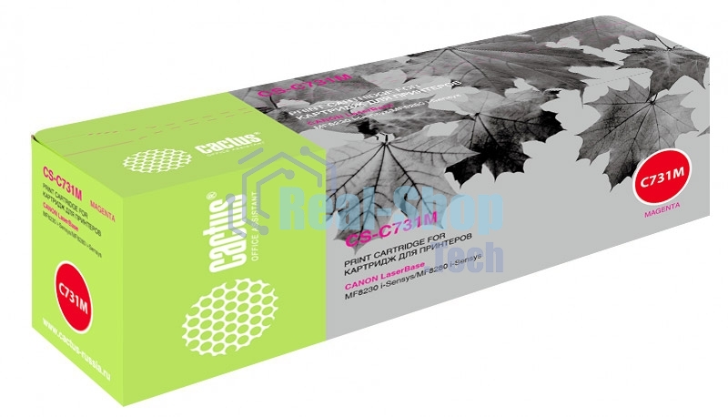 Картридж лазерный Cactus CS-C731M пурпурный (1800 стр.) для Canon LaserBase MF8230 i-Sensys/MF8280 i-Sensys