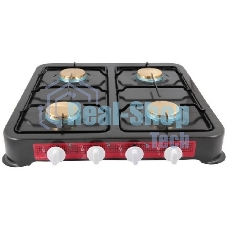 Плита настольная газовая Energy EN-004B (ШхВхГ)545х90х510 мм. 4 газ. конфорки. Рабочая поверхность эмаль. черный.