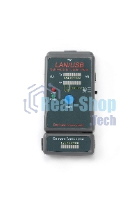 Тестер LAN Cablexpert NCT-2, 100/1000 Base-TX, для UTP, STP, RJ-11, USB-кабеля