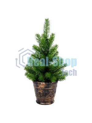 Елочка Neon-night 45 см в пластиковом горшке, Литая