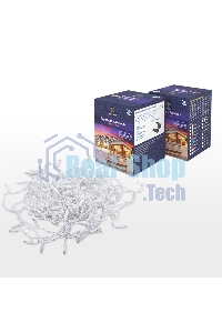 Гирлянда Neon-night Айсикл (бахрома) светодиодный, 2,4х0,6м, эффект мерцания, белый провод, 230 В, диоды БЕЛЫЕ, 88 LED