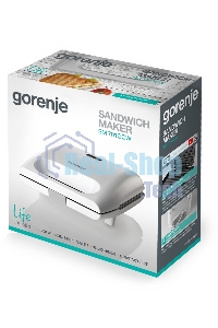 Сэндвичница электрическая Gorenje SM701GCW 700Вт белый