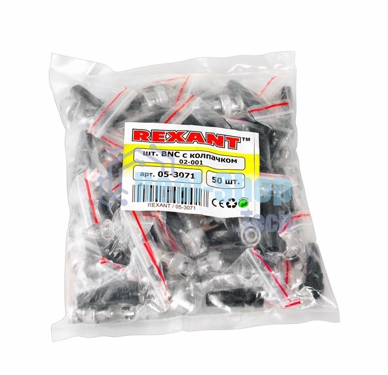 Разъем Rexant штекер BNC под винт с колпачком