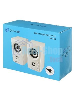 Акустическая система Oklick OK-164 2.0 белый 30Вт