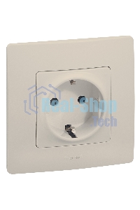 Рамка ETIKA 1 пост, сл. кость