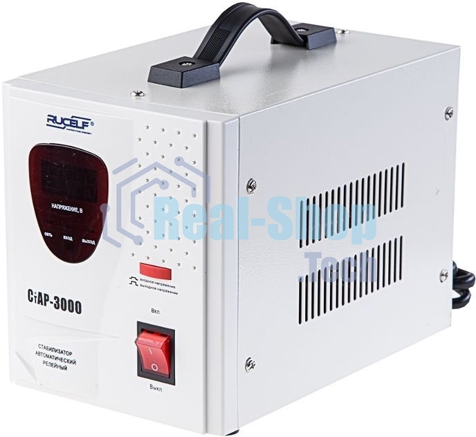 Стабилизатор напряжения Rucelf СтАР-3000 3кВА однофазный белый