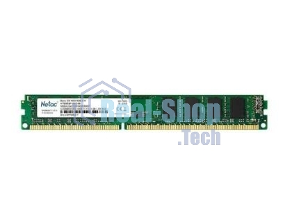Оперативная память NETAC Basic, DDR3, 8GB (1x8GB), 1600MHz, CL11, DIMM