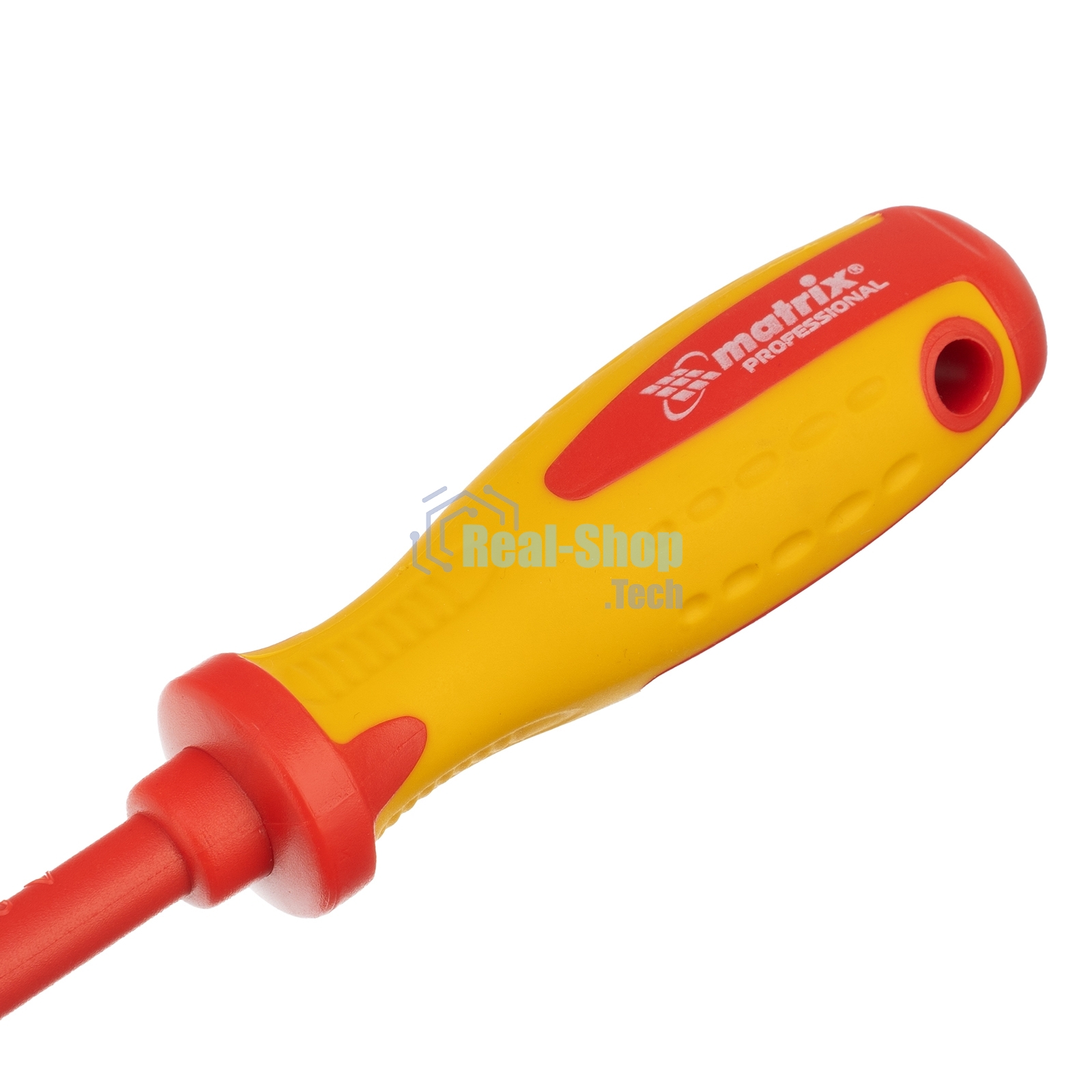 Отвертка Matrix Insulated, SL5,5 x 125 мм, CrMo, до 1000 В, двухкомп. рукоятка