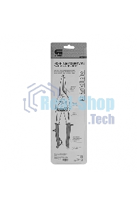 Ножницы по металлу Сибртех, удлиненные, 285 мм, пряморежущие, 2-комп.обрезиненные рук-ки