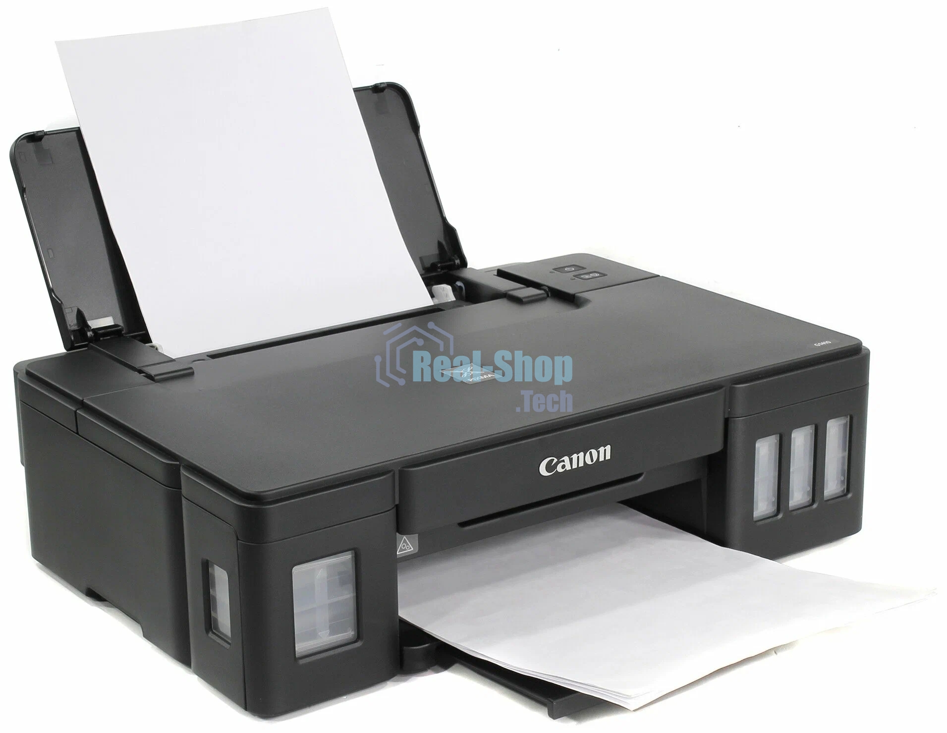 Принтер струйный Canon PIXMA G1410, 4-цветный струйный СНПЧ A4, 8.8 (5 цв) изобр./мин, 4800x1200 dpi, подача: 100 лист., USB, печать фотографий, печать без полей