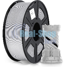 Пластик для принтера 3D Cactus CS-3D-ABS-1KG-SILVER ABS d1.75мм 1кг L386м 1цв.