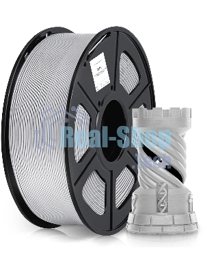 Пластик для принтера 3D Cactus CS-3D-ABS-1KG-SILVER ABS d1.75мм 1кг L386м 1цв.