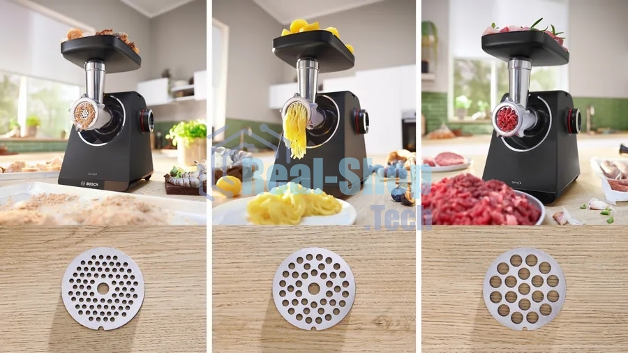 Мясорубка электрическая Bosch MFWS440B, 1900W, черный