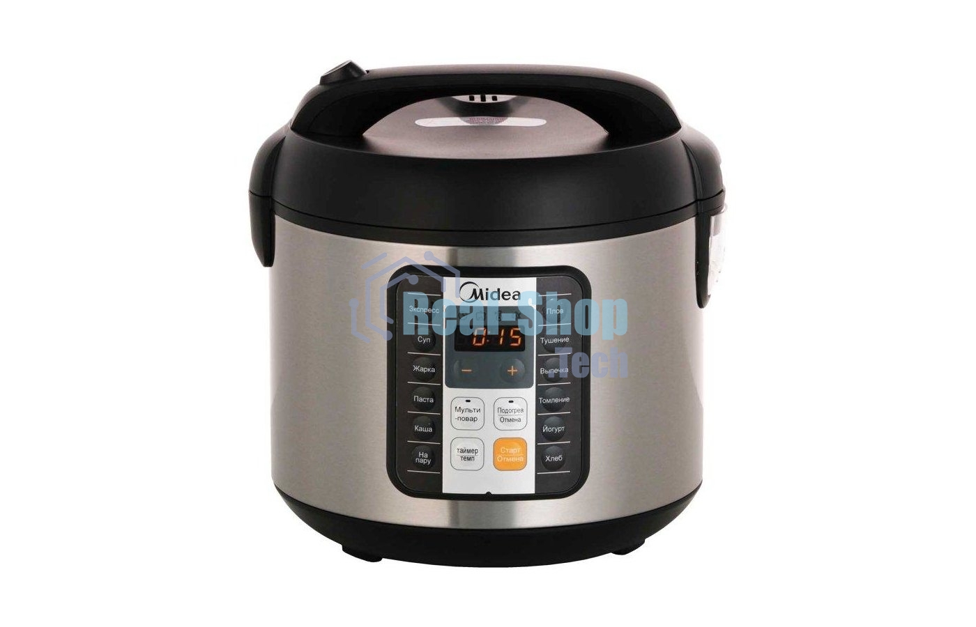 Мультиварка Midea MPC-6032 Мощность 850 Вт, Емкость чаши 5 литров, 11 автоматических программ, Режим МУЛЬТИПОВАР, автоподогрев, Сенсорное управление, Таймер на 24 часа, Съемная чаша, Книга на 80 рецептов в подарок, Набор принадлежностей в комплект